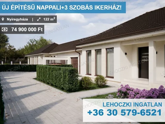 Eladó ház Nyíregyháza 122 nm