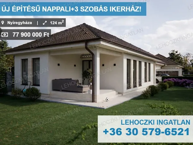Eladó ház Nyíregyháza 124 nm