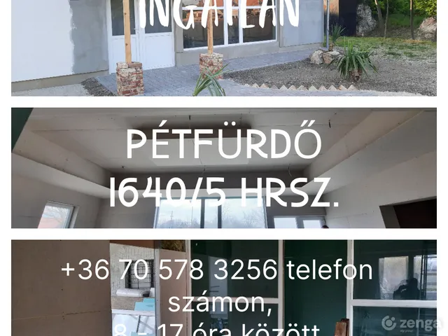 Eladó kereskedelmi és ipari ingatlan Pétfürdő 540 nm