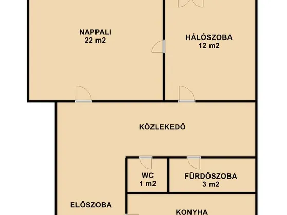 Eladó lakás Budapest X. kerület, Újhegy 50 nm