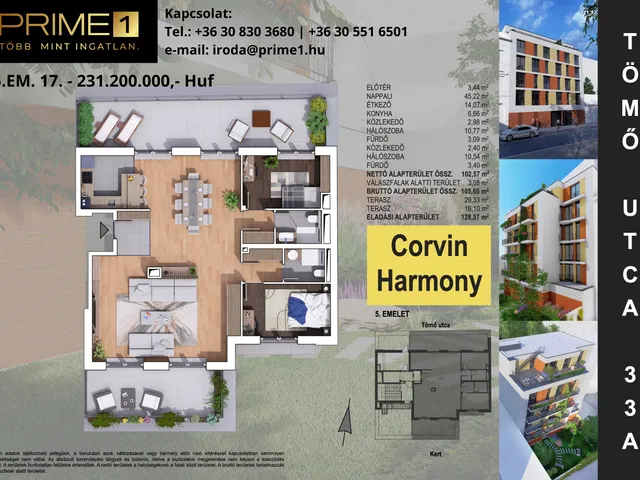 Eladó lakás Budapest XVIII. kerület 105 nm