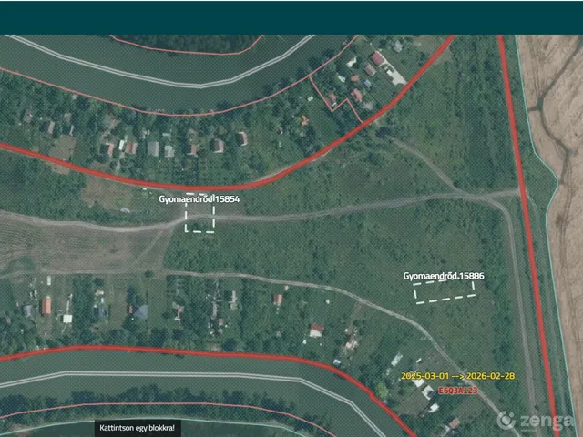 Eladó telek Gyomaendrőd 834 nm