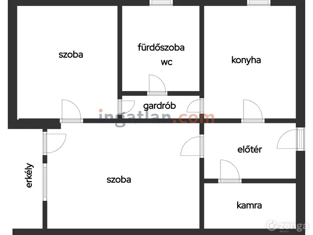 Kiadó lakás Budapest II. kerület, Törökvész 52 nm