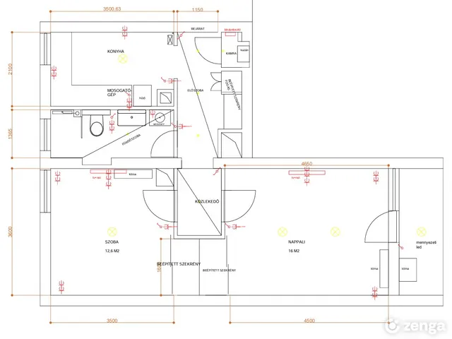 Kiadó lakás Veszprém 54 nm