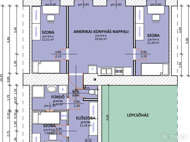 Eladó lakás Budapest IX. kerület, Belső Ferencváros 70 nm