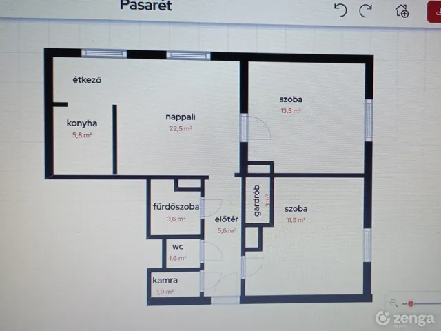 Eladó lakás Budapest II. kerület, Pasarét 69 nm
