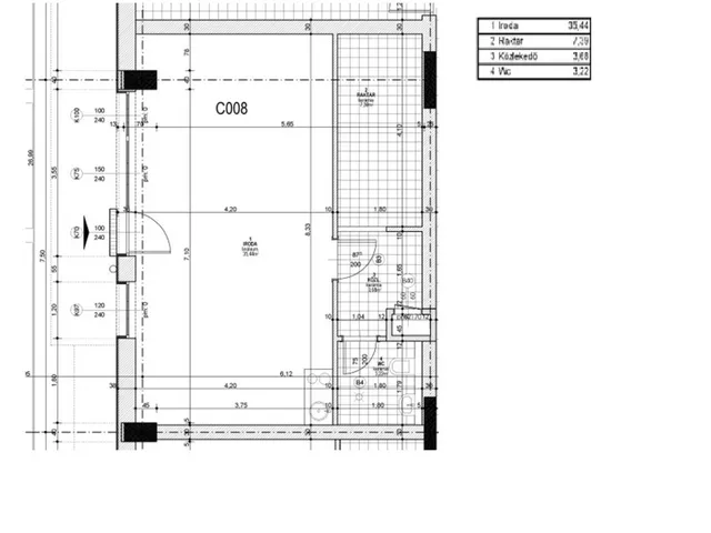 Eladó kereskedelmi és ipari ingatlan Budapest IX. kerület 50 nm
