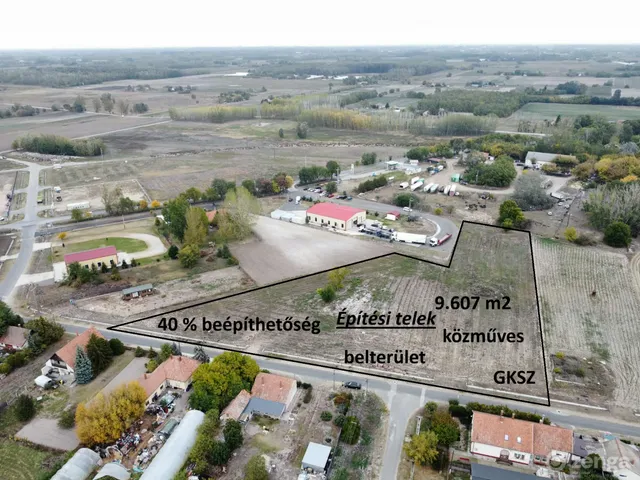 Eladó telek Üllés 9607 nm