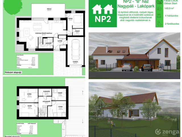 Eladó ház Nagypáli 144 nm