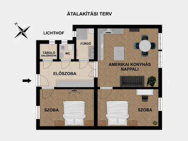 Eladó lakás Budapest VII. kerület, Külső-Erzsébetváros 72 nm