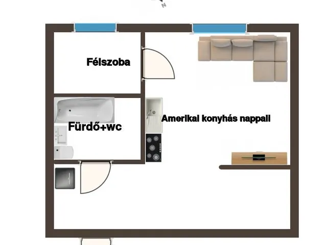 Eladó lakás Budapest XIII. kerület, Angyalföld 27 nm