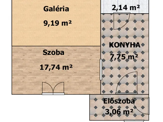 Eladó lakás Budapest XX. kerület, Kossuthfalva 30 nm