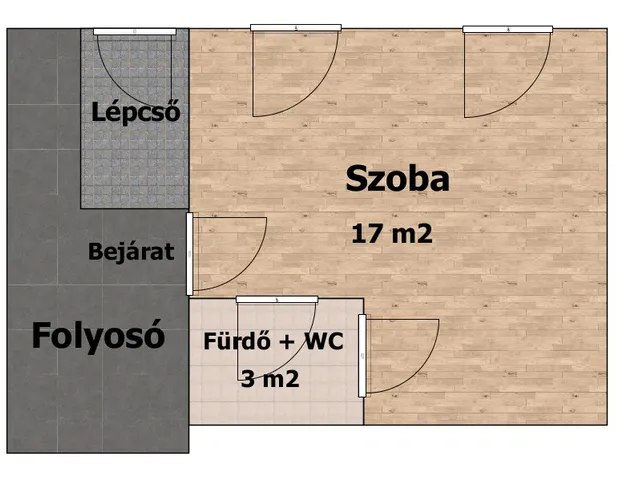 Eladó lakás Budapest X. kerület, Óhegy 20 nm