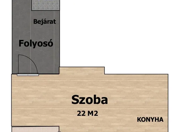 Eladó lakás Budapest X. kerület, Óhegy 25 nm