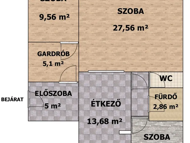 Eladó lakás Budapest XIII. kerület, Angyalföld, Keszkenő utca 49 74 nm