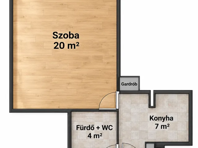 Eladó lakás Budapest XI. kerület, Lágymányos 30 nm