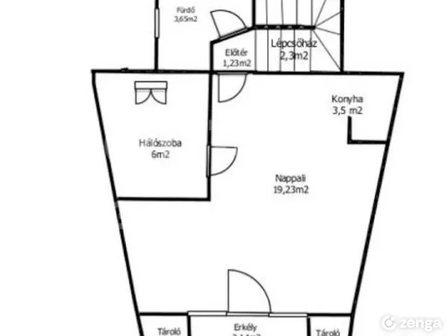 Eladó lakás Csopak 38 nm