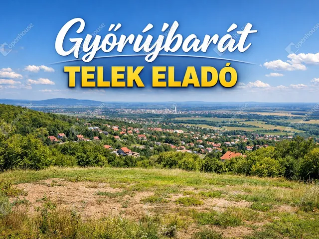 Eladó telek Győrújbarát 2035 nm