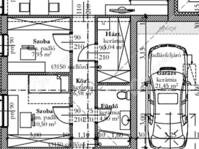 Eladó ház Debrecen, Júliatelep 92 nm