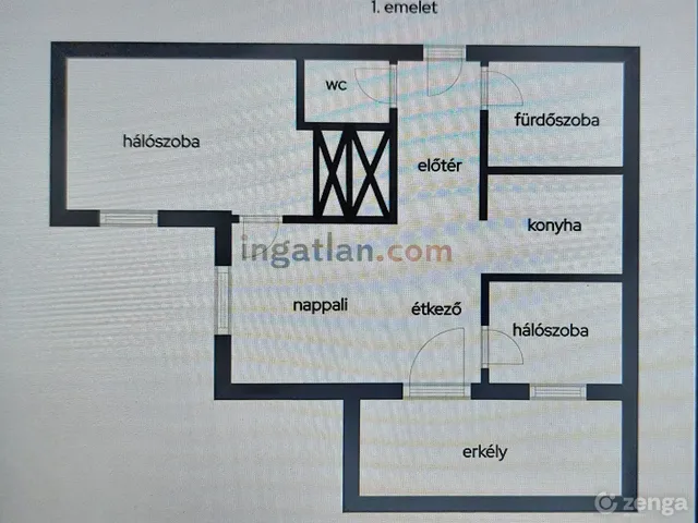 Eladó lakás Dunaharaszti, Alsóváros 57 nm