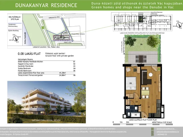 Eladó lakás Vác 41 nm