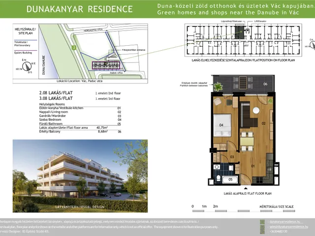 Eladó lakás Vác 41 nm