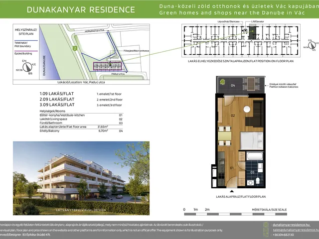 Eladó lakás Vác, Déli lakóterület 31 nm