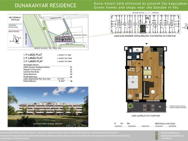Eladó lakás Vác, Déli lakóterület 41 nm