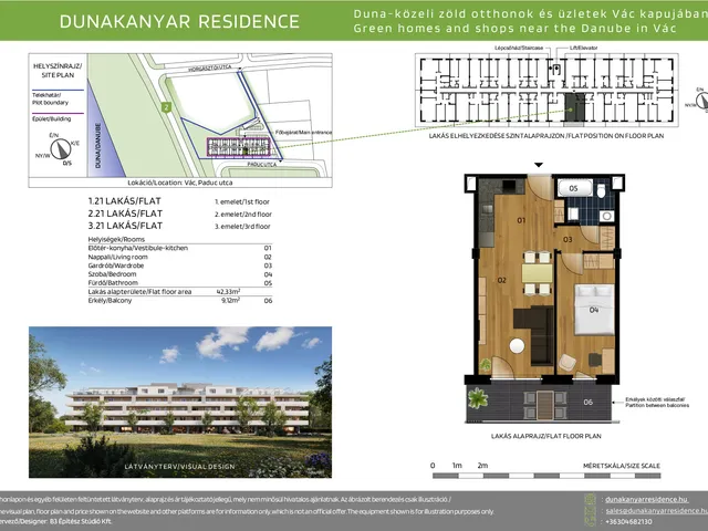 Eladó lakás Vác, Déli lakóterület 42 nm