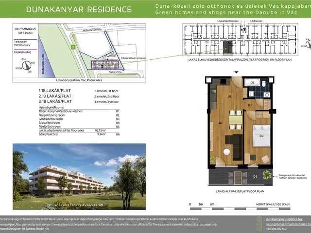 Eladó lakás Vác 42 nm