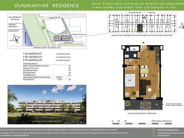 Eladó lakás Vác 41 nm