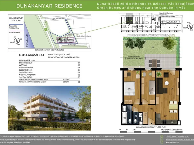 Eladó lakás Vác 61 nm