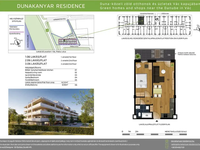 Eladó lakás Vác, Václiget 42 nm