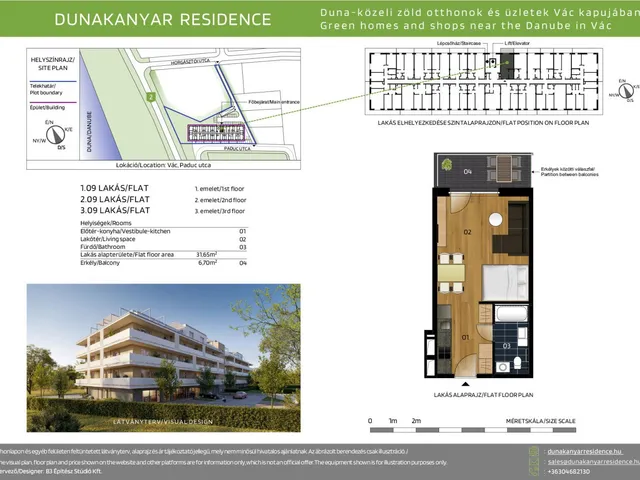 Eladó lakás Vác, Václiget 32 nm