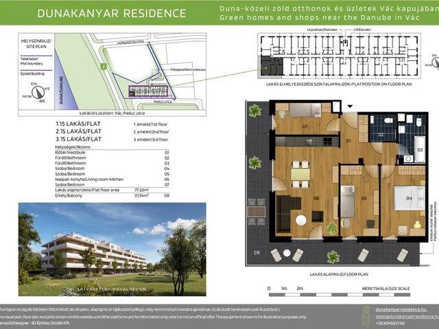 Eladó lakás Vác, Václiget 77 nm