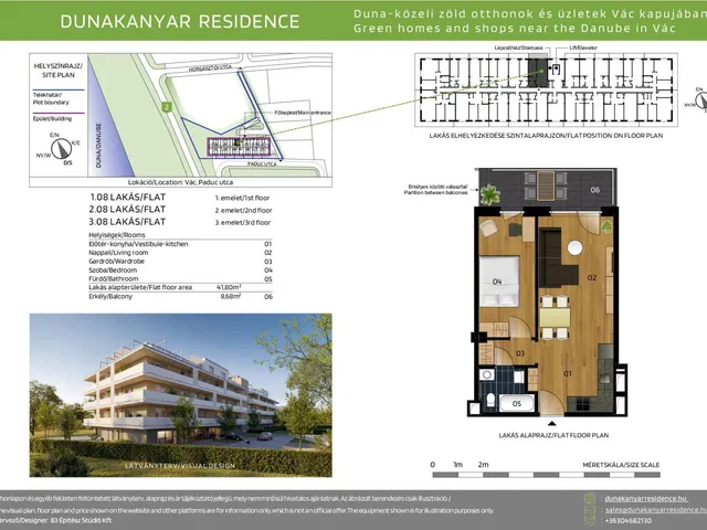 Eladó lakás Vác, Václiget 42 nm
