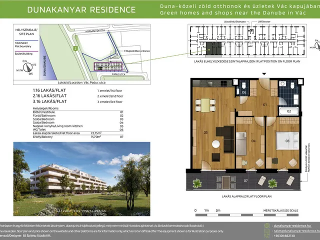 Eladó lakás Vác, Václiget 72 nm