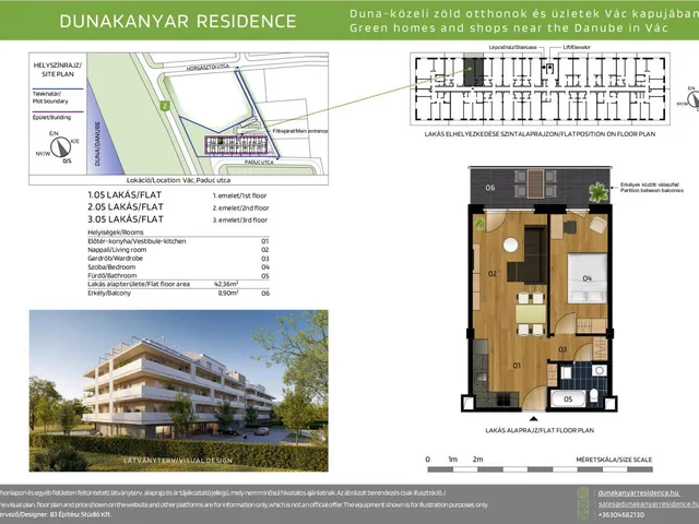 Eladó lakás Vác 42 nm