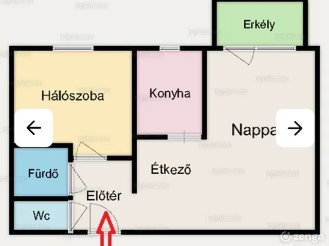 Eladó lakás Budapest XI. kerület, Gazdagrét 45 nm