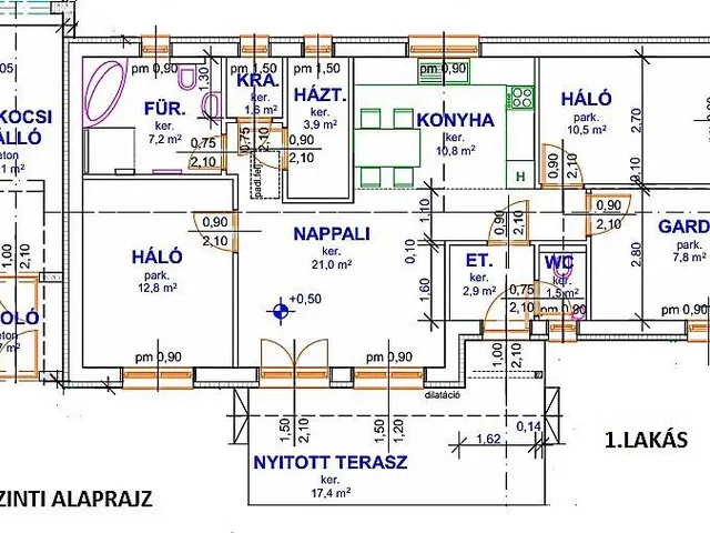 Eladó lakás Monor 80 nm