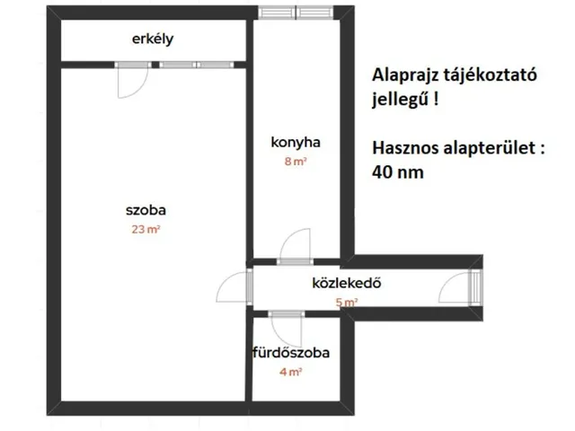 Kiadó lakás Monor 40 nm