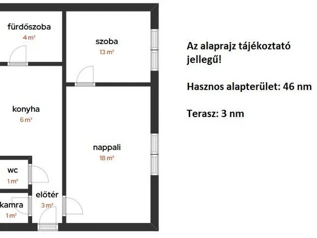 Eladó lakás Budapest XIX. kerület 46 nm