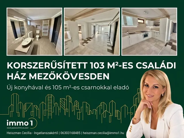 Eladó ház Mezőkövesd 113 nm