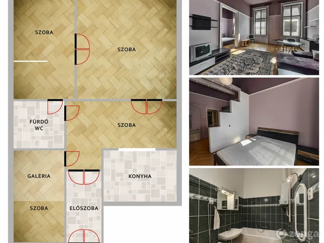 Eladó lakás Budapest VIII. kerület, Palotanegyed 84 nm