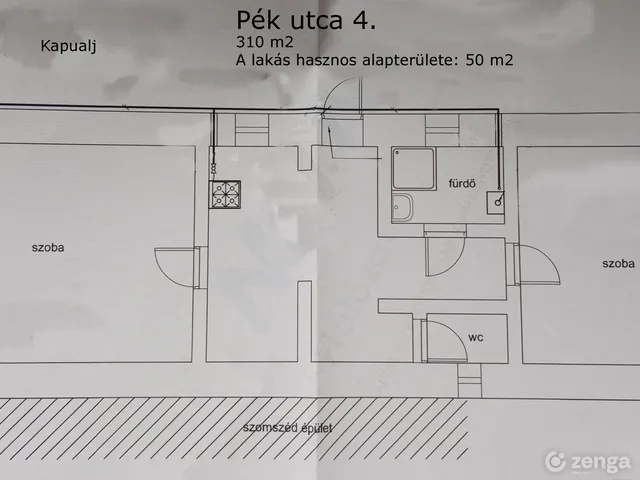 Eladó ház Kőszeg, Belváros 50 nm