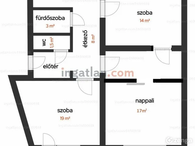 Eladó lakás Debrecen, Tócóvölgy 78 nm