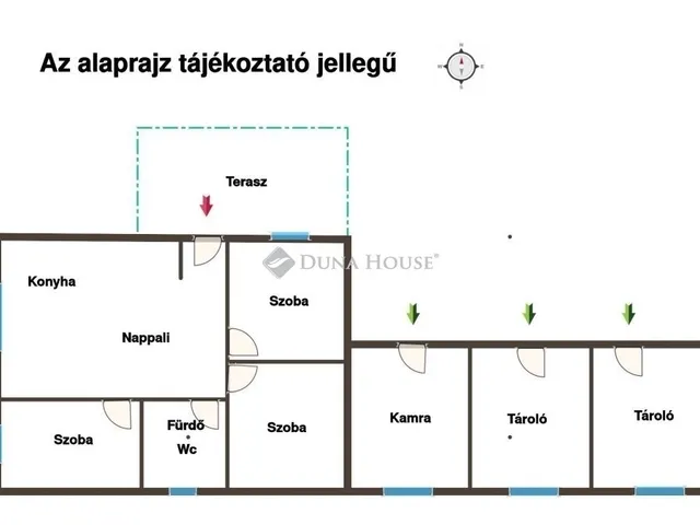 Eladó ház Iregszemcse 60 nm