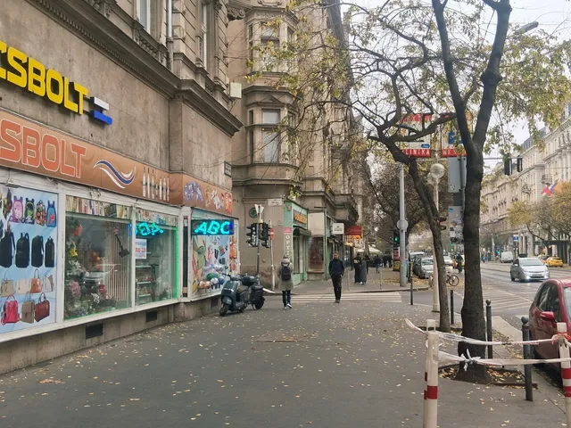 Kiadó kereskedelmi és ipari ingatlan Budapest VII. kerület, Belső-Erzsébetváros, Erzsébet körút 340 nm