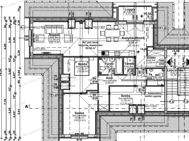 Eladó lakás Dunakeszi 125 nm