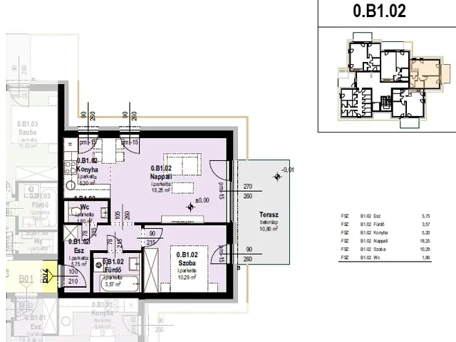 Eladó lakás Tatabánya 46 nm